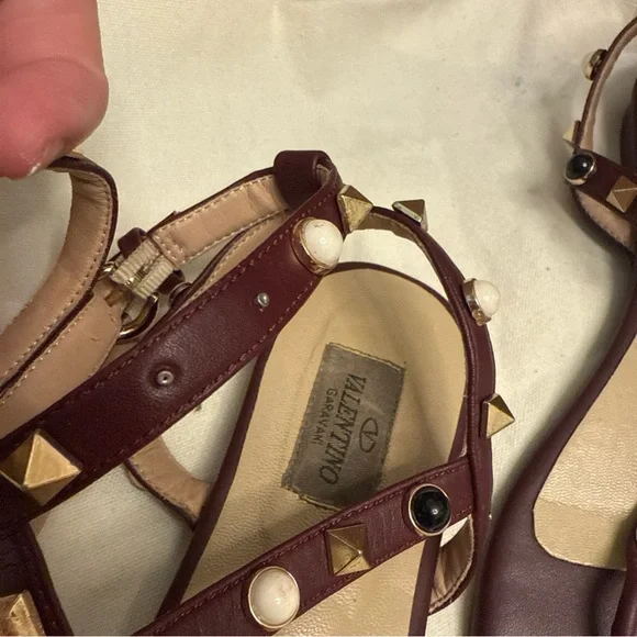 Studded Multicolor Sandals by Valentino Garavani size 39 runs small 38 - Picture 7 of 12